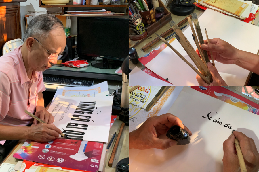 Nét bút tre lưu giữ tinh thần kháng chiến của người lính năm xưa