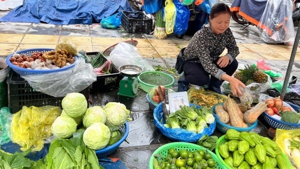 Bão đi qua, thị trường rau củ “đứng ngồi không yên”