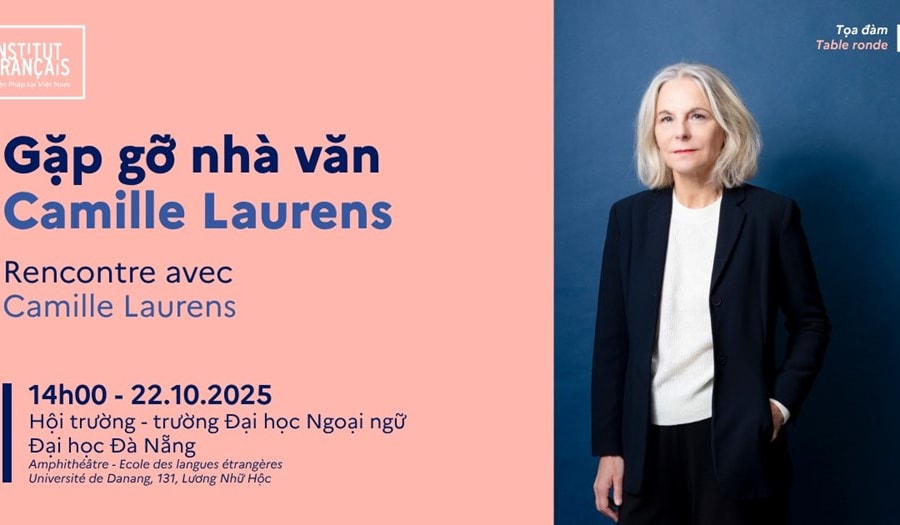 Nhà văn Pháp giao lưu cùng độc giả Việt Nam về tình yêu và nữ quyền