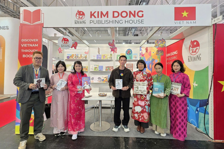 NXB Kim Đồng mang sắc màu văn hóa Việt đến Hội sách Frankfurt 2025
