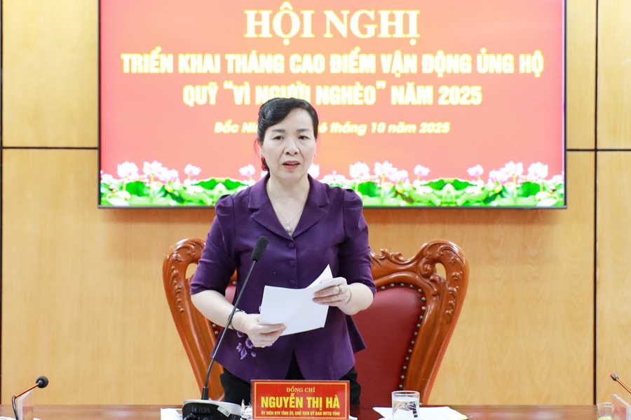 Bắc Ninh: Phấn đấu vận động khoảng 20,5 tỷ đồng ủng hộ Quỹ “Vì người nghèo”