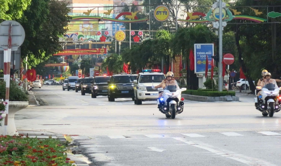 Thanh Hoá: Bảo đảm tốt tình hình trật tự, an toàn giao thông trong Đại hội Đảng bộ tỉnh