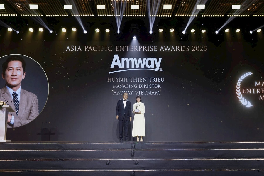 Tổng Giám đốc Amway Việt Nam, vinh dự nhận giải thưởng Doanh nhân xuất sắc Châu Á 2025