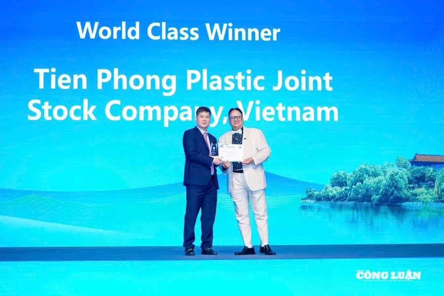 Nhựa Tiền Phong đạt danh hiệu World Class – Thương hiệu Việt vươn tầm chất lượng toàn cầu