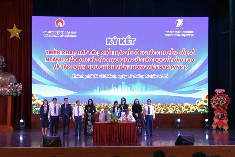 VNPT TP.HCM và Sở GD&ĐT bắt tay thúc đẩy chuyển đổi số giáo dục