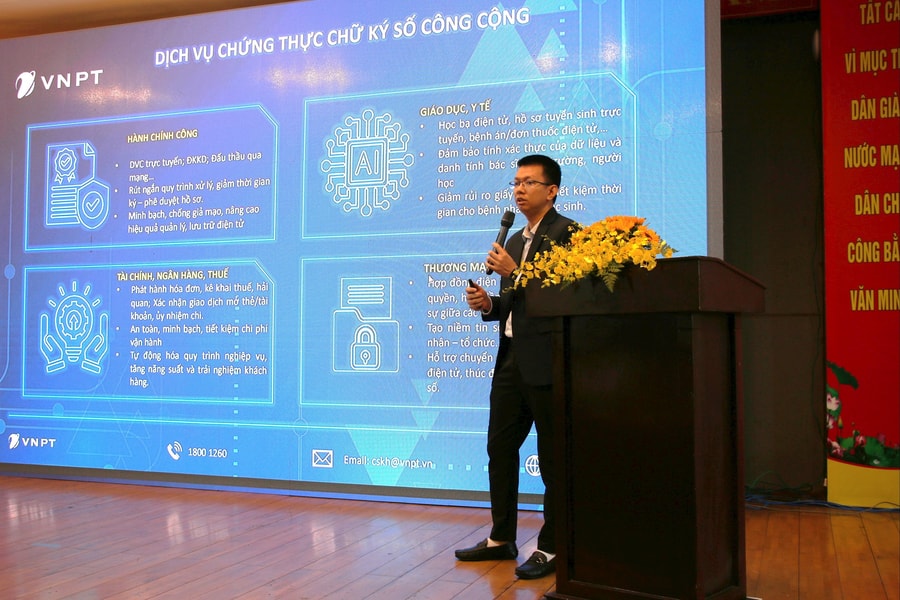 Trải nghiệm giao dịch điện tử an toàn cùng VNPT tại TP. HCM