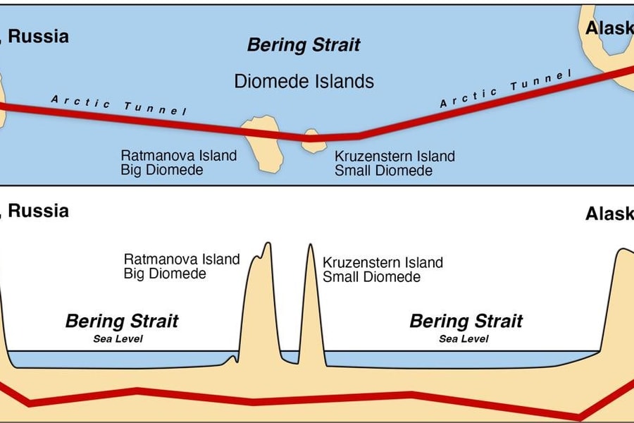 Ông Trump hứng thú với ý tưởng đường hầm kết nối Nga và Alaska
