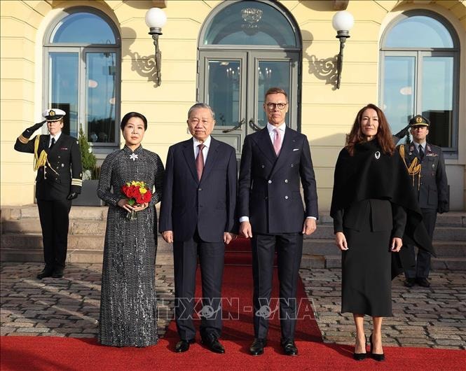 Lễ đón Tổng Bí thư Tô Lâm và Phu nhân thăm chính thức Cộng hòa Phần Lan
