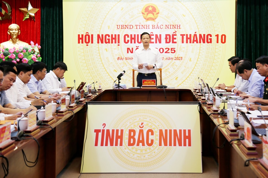 Bắc Ninh: Xem xét, cho ý kiến nhiều dự thảo quan trọng tại hội nghị chuyên đề tháng 10