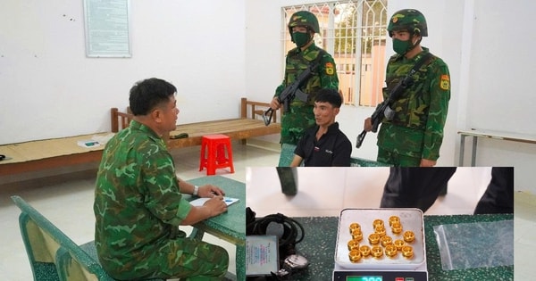 Bắt giữ đối tượng vận chuyển 16 khoanh vàng qua biên giới