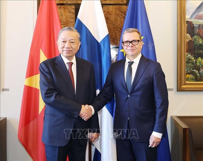 Tổng Bí thư Tô Lâm hội kiến Thủ tướng Phần Lan, thúc đẩy quan hệ Đối tác Chiến lược Việt Nam – Phần Lan