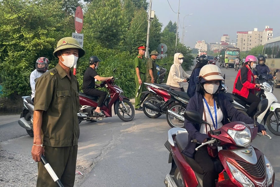 Lắp đặt 15 camera phạt nguội trên tuyến đường gom cao tốc Hà Nội - Bắc Ninh