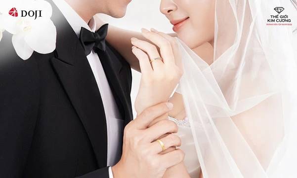 Đi tìm cặp nhẫn cưới định mệnh cho ngày đại hỷ tại DOJI và Thế giới kim cương