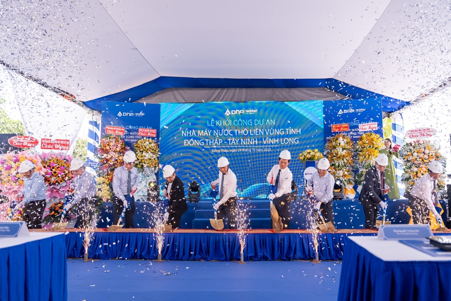 Khởi công dự án nhà máy nước thô liên vùng đầu tiên tại Việt Nam
