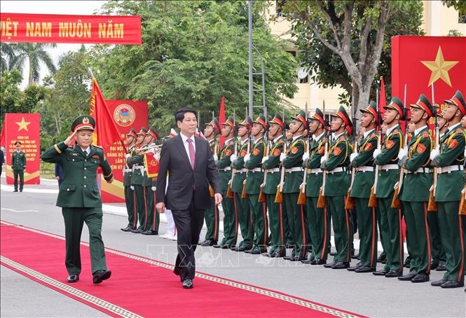 Chủ tịch nước Lương Cường dự Lễ kỷ niệm 80 năm Ngày truyền thống Quân khu 3