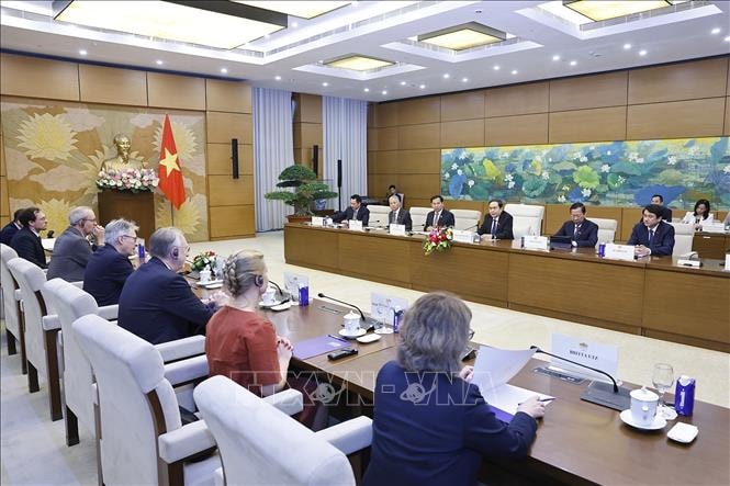 Chủ tịch Quốc hội Trần Thanh Mẫn tiếp Đoàn đại biểu Đảng Dân chủ Xã hội Đức