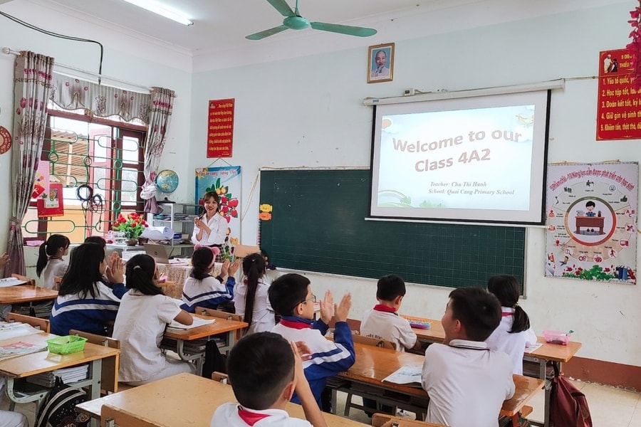 Hướng tới đưa tiếng Anh trở thành ngôn ngữ thứ hai trong trường học