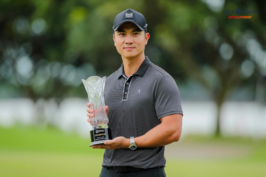 Golfer Trần Lê Duy Nhất lần thứ tư đăng quang VGA Development Tour