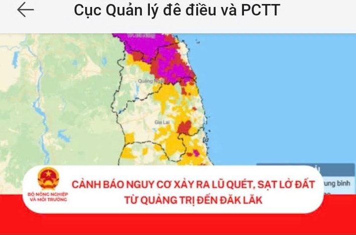 Hơn 12 triệu tin nhắn Zalo cảnh báo lũ quét, sạt lở đất gửi đến người dân miền Trung