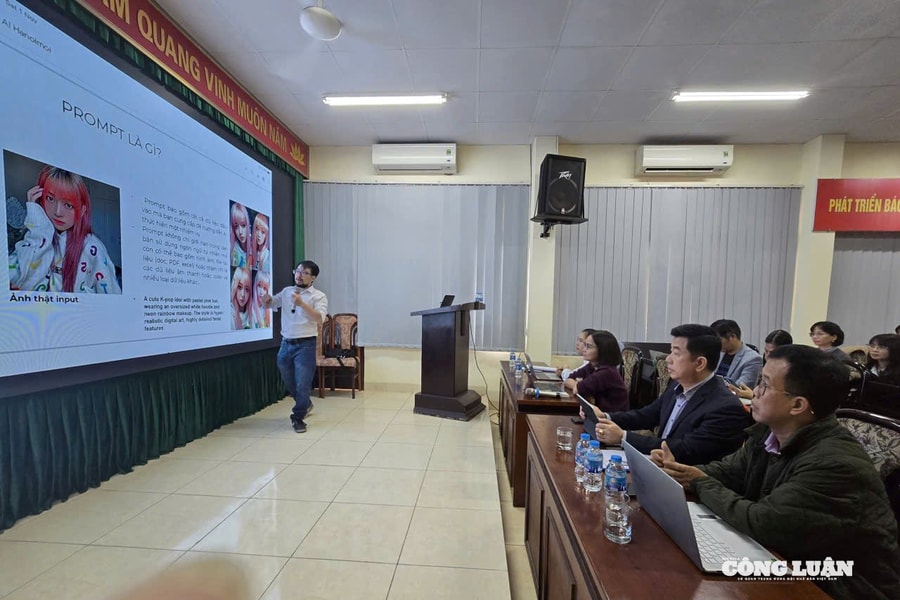 Báo Hànộimới tập huấn ứng dụng trí tuệ nhân tạo trong hoạt động báo chí - truyền thông