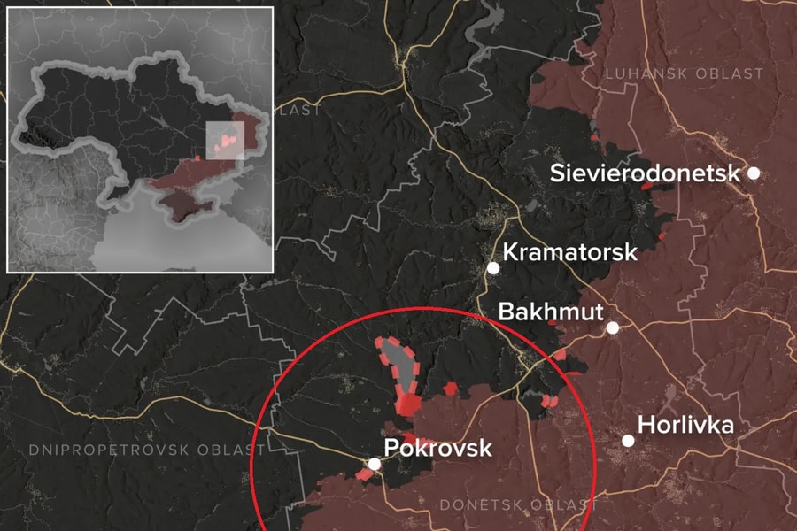Nga khép gọng kìm tại Pokrovsk, Ukraine tuyên bố quyết cố thủ