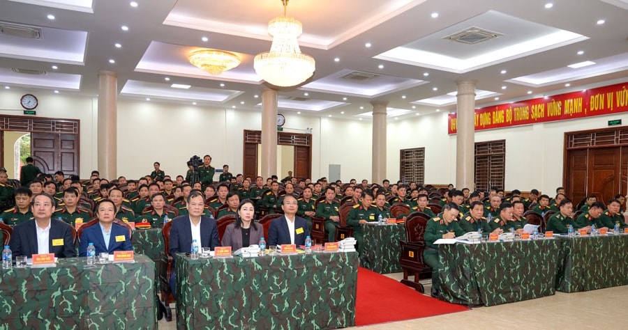 Diễn tập tác chiến phòng thủ khu vực cho Ban chỉ huy phòng thủ khu vực 3 - Đông A và phường Đông A năm 2025