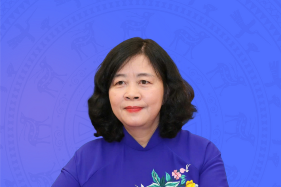 Chân dung Bí thư Đảng ủy Mặt trận Tổ quốc, các đoàn thể Trung ương Bùi Thị Minh Hoài