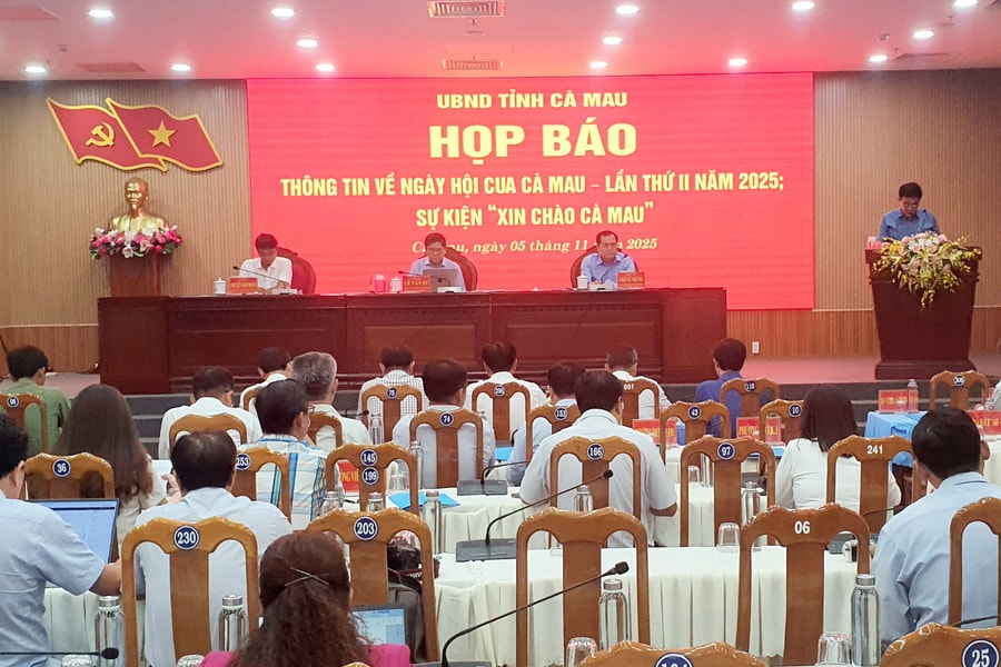 Nhiều hoạt động hấp dẫn tại ngày hội Cua và “xin chào Cà Mau” năm 2025