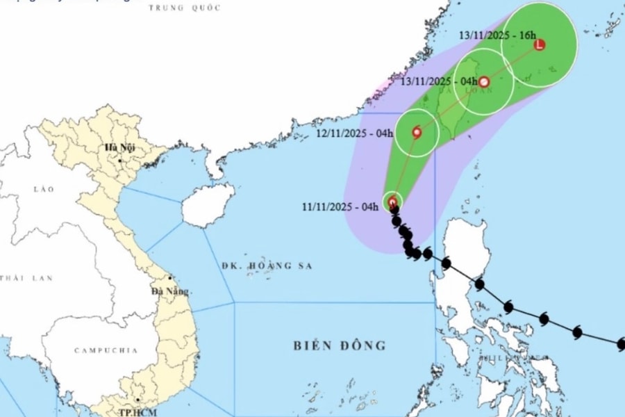 Đài Loan sơ tán hơn 3.000 người trước khi bão Fung-wong đổ bộ