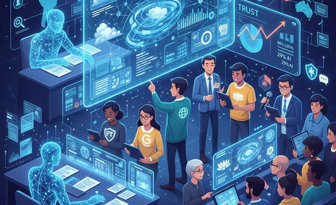 10 bài học về công nghệ AI từ các hãng tin toàn cầu