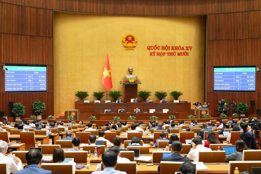 Quốc hội thông qua kế hoạch phát triển kinh tế - xã hội năm 2026: Phấn đấu tăng trưởng GDP từ 10% trở lên