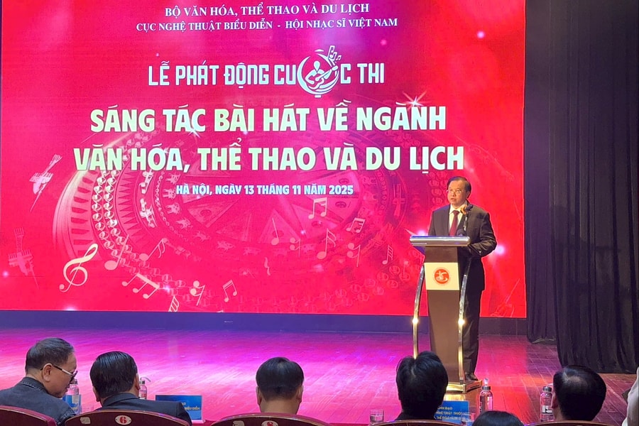 Phát động cuộc thi sáng tác bài hát về ngành Văn hóa, Thể thao và Du lịch