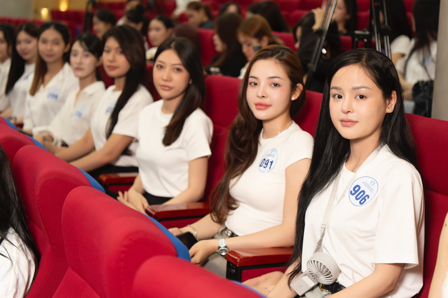 Ấn tượng vòng sơ khảo Hoa hậu Sinh viên Hòa bình Việt Nam 2025 tại TP.HCM