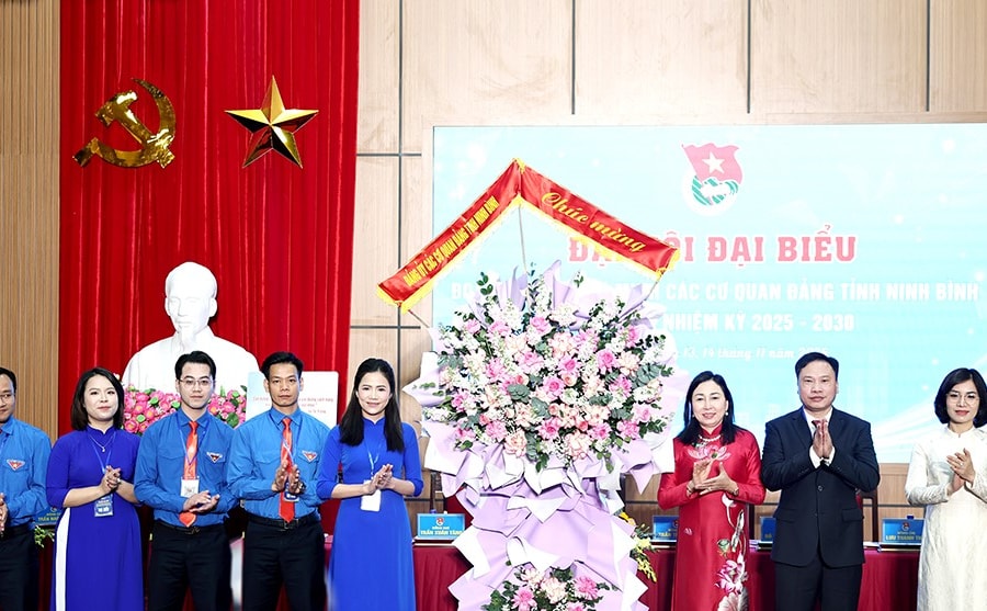 Đại hội đại biểu Đoàn TNCS Hồ Chí Minh các cơ quan Đảng tỉnh Ninh Bình lần thứ I, nhiệm kỳ 2025 - 2030