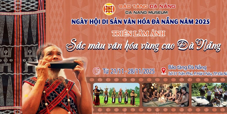 Triển lãm 'Sắc màu văn hóa vùng cao Đà Nẵng' diễn ra từ ngày 21/11