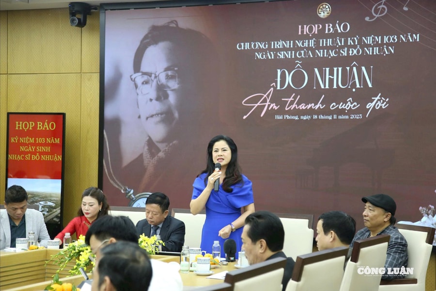 Họp báo chương trình nghệ thuật "Đỗ Nhuận – Âm thanh cuộc đời"