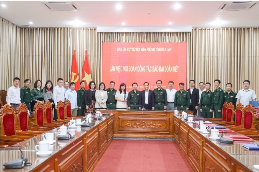 Báo Đại đoàn kết và Bộ đội Biên phòng tỉnh Đắk Lắk thống nhất thực hiện Chương trình “Xuân biên phòng - Ấm lòng dân bản” tại vùng biên